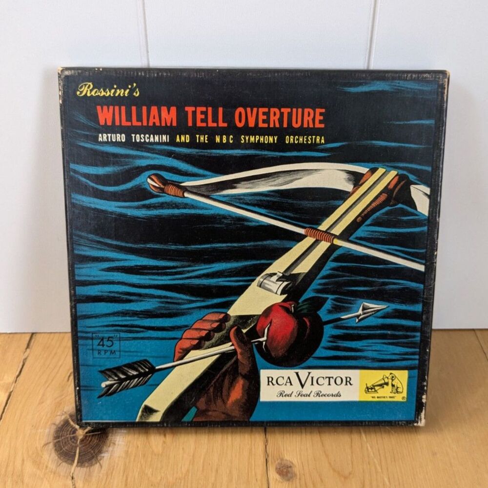 Rossini's William Tell Overture 45RPM Vinyl Record 2pc Set - NBC Symphony
